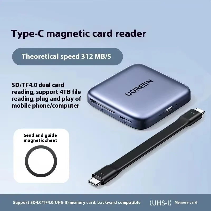 ugreen magnetic card reader usb-c