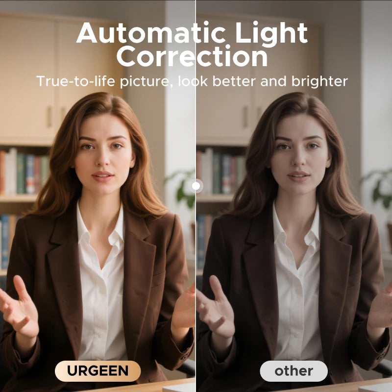 UGREEN 4K FHD Webcam 8MP Auto Focus with Dual Mics