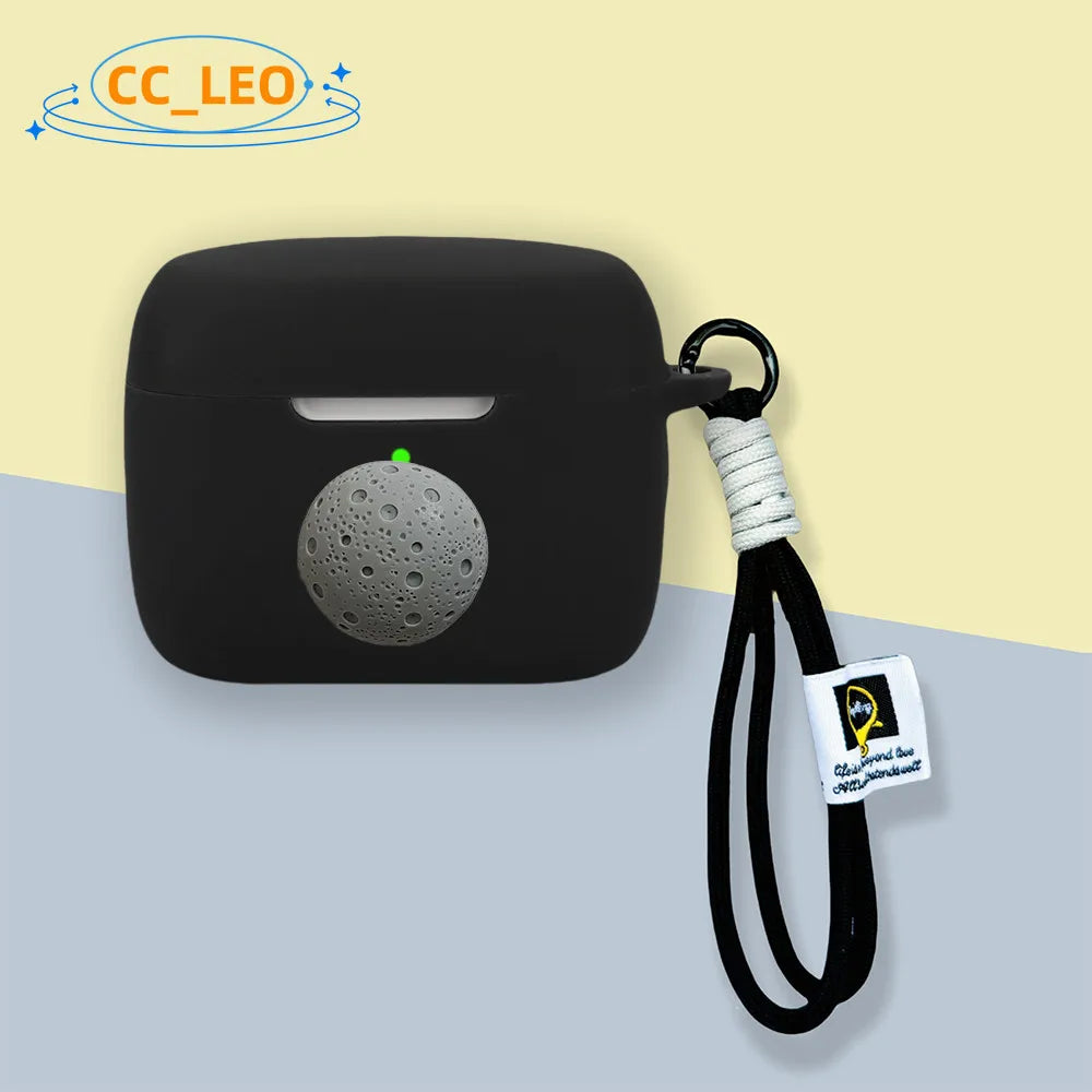 For Soundcore AeroClip Case Cute Lanyard Pendant Cartoon Shiba Inu Silicone Soft Case Anker Soundcore AeroClip Protective Cover