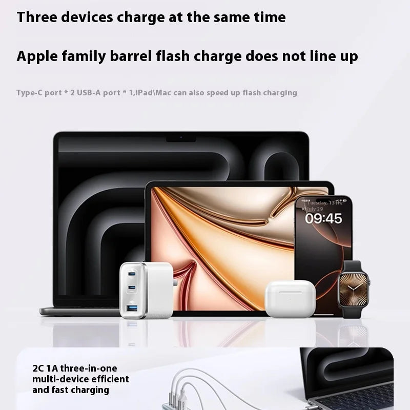 Anker Prime 67W GaN USB C Charger Fast Charging Head Three Interfaces 2C1A Suppot PD3.1 Type-C for IPhone 16/15 Pro XIAOMI HUAWE
