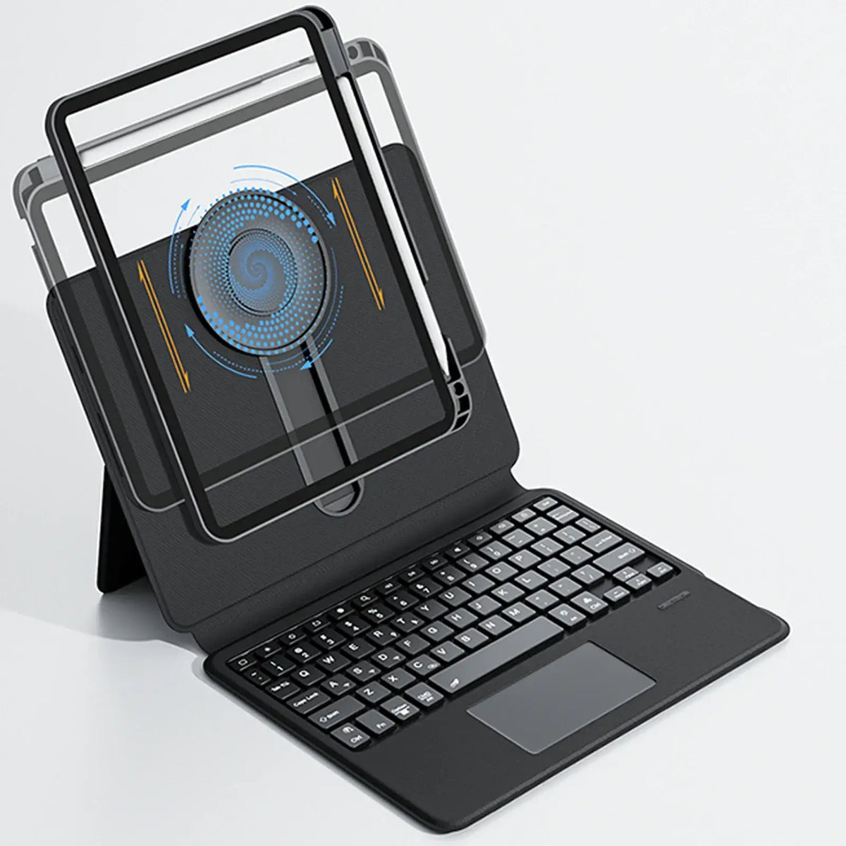 Magic Keyboard Case for iPad Pro 13 2024 M4 foldable stand Techs Park