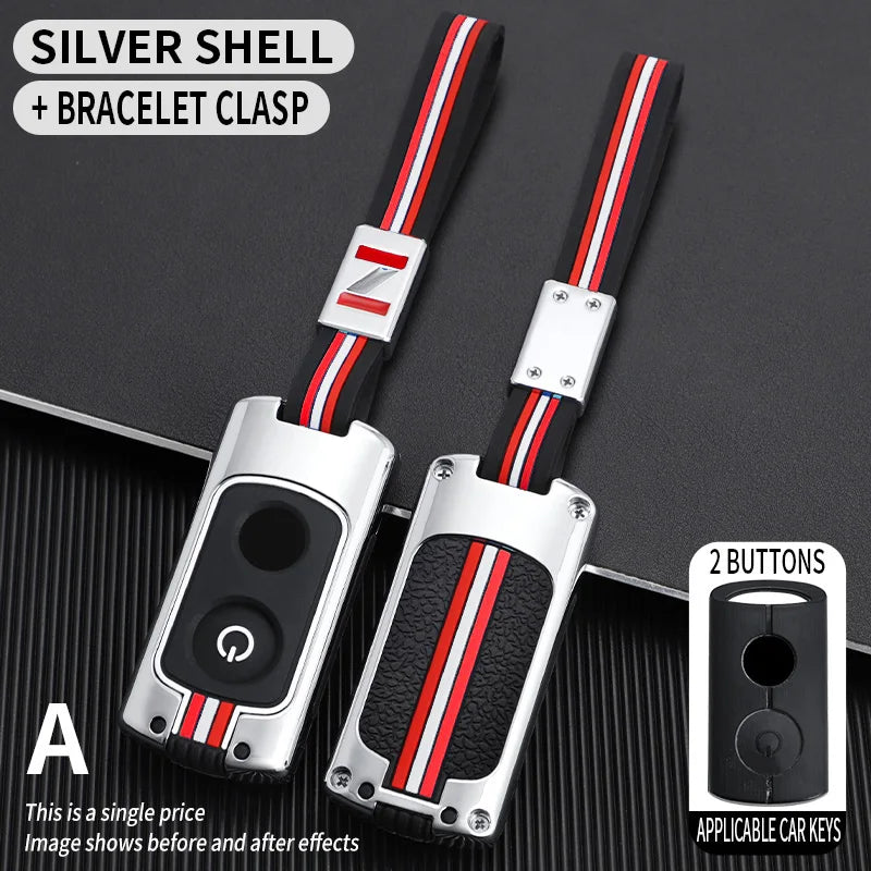 Car Metal Key Case Cover Shell For YAMAHA xmax 250 300 NMAX 125 aerox 155 NVX155 Nvx mvx 55 motorcycle Key Chain Accessories