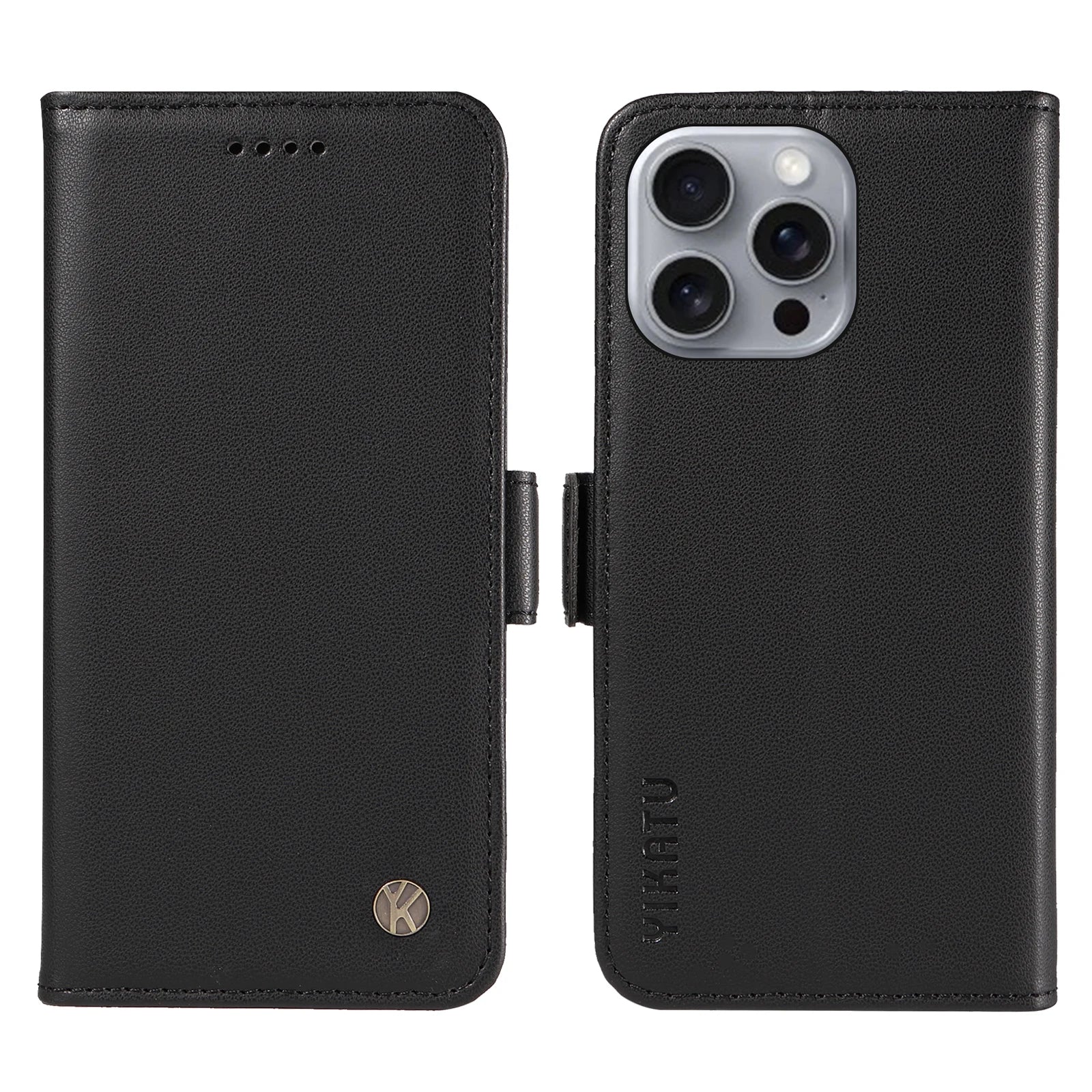 Full Matte TPU Leather Flip Phone Case Suitable For iPhone 16 16E Pro/Pro Max iPhone 17 17Air Pro/Pro Max Double Folding Process