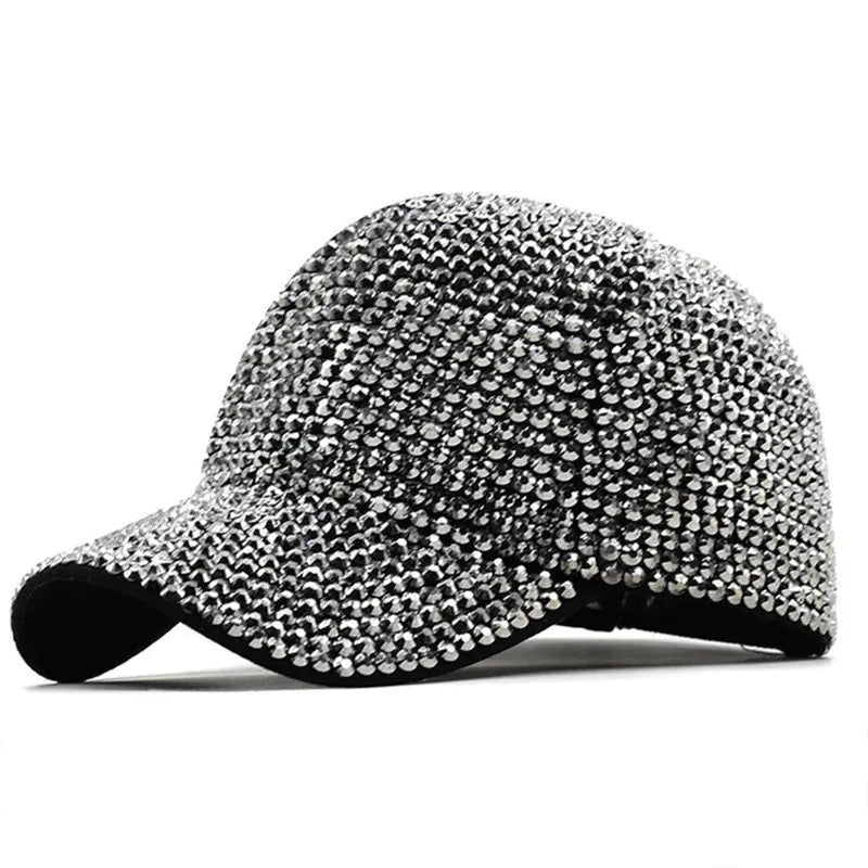 Shiny Trendy Women’s New Dot Diamond Baseball Hat