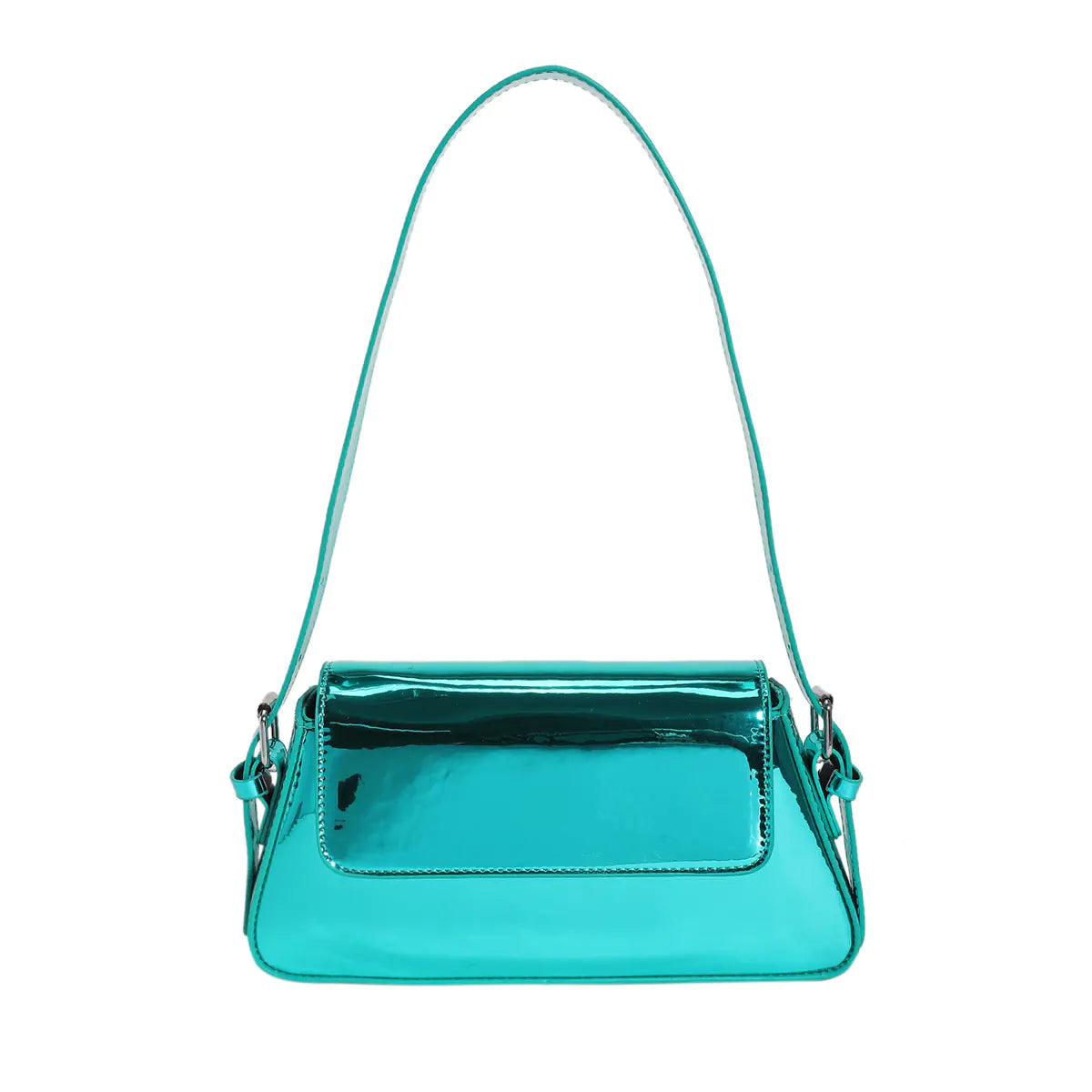 Chic Y2K Silver Handbag for Women - Trendy Shoulder Bag