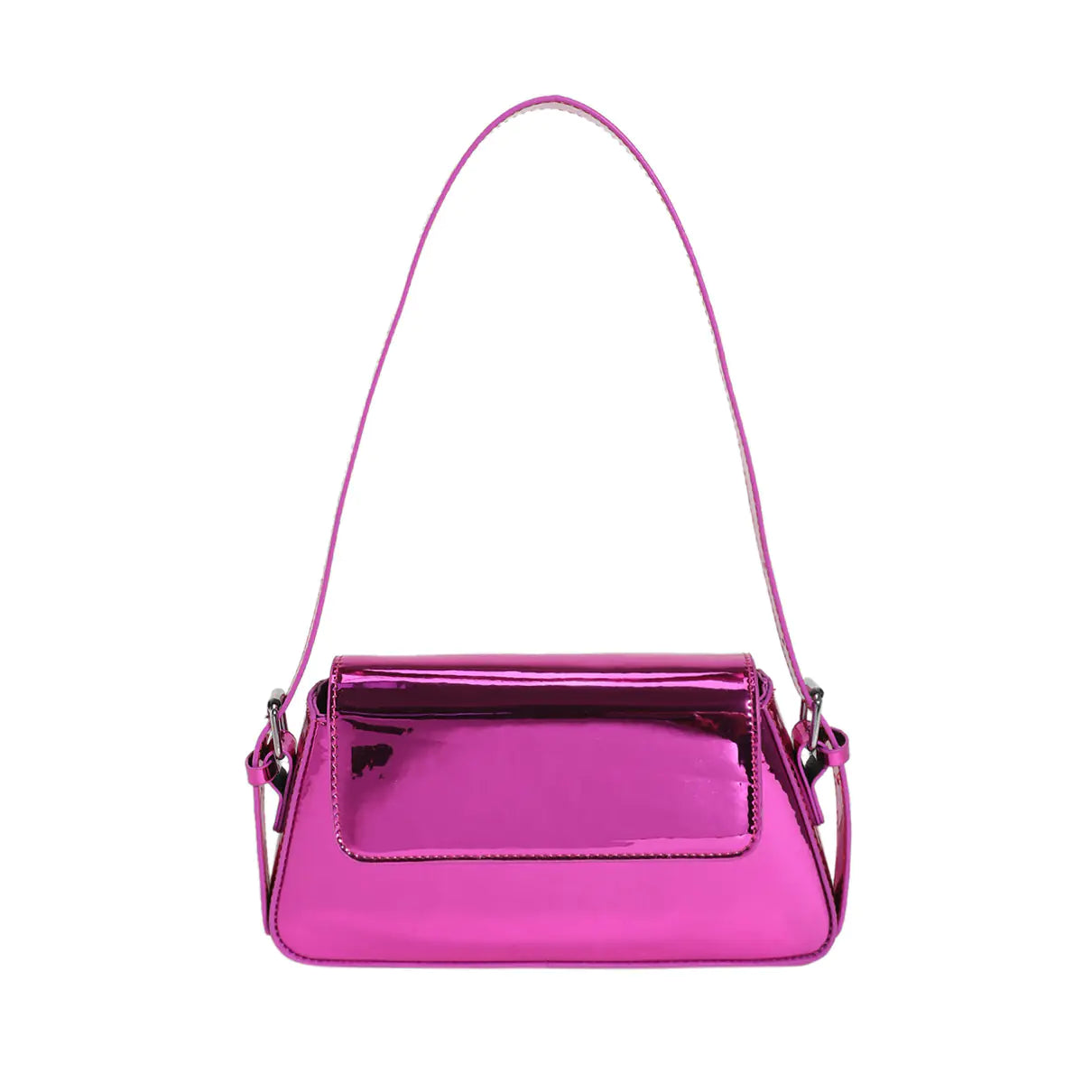 Chic Y2K Silver Handbag for Women - Trendy Shoulder Bag