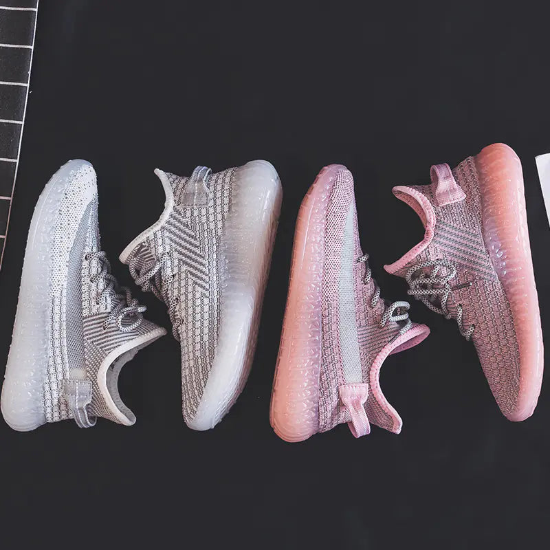Breathable Trendy Sneakers for Women - Casual Running Shoes
