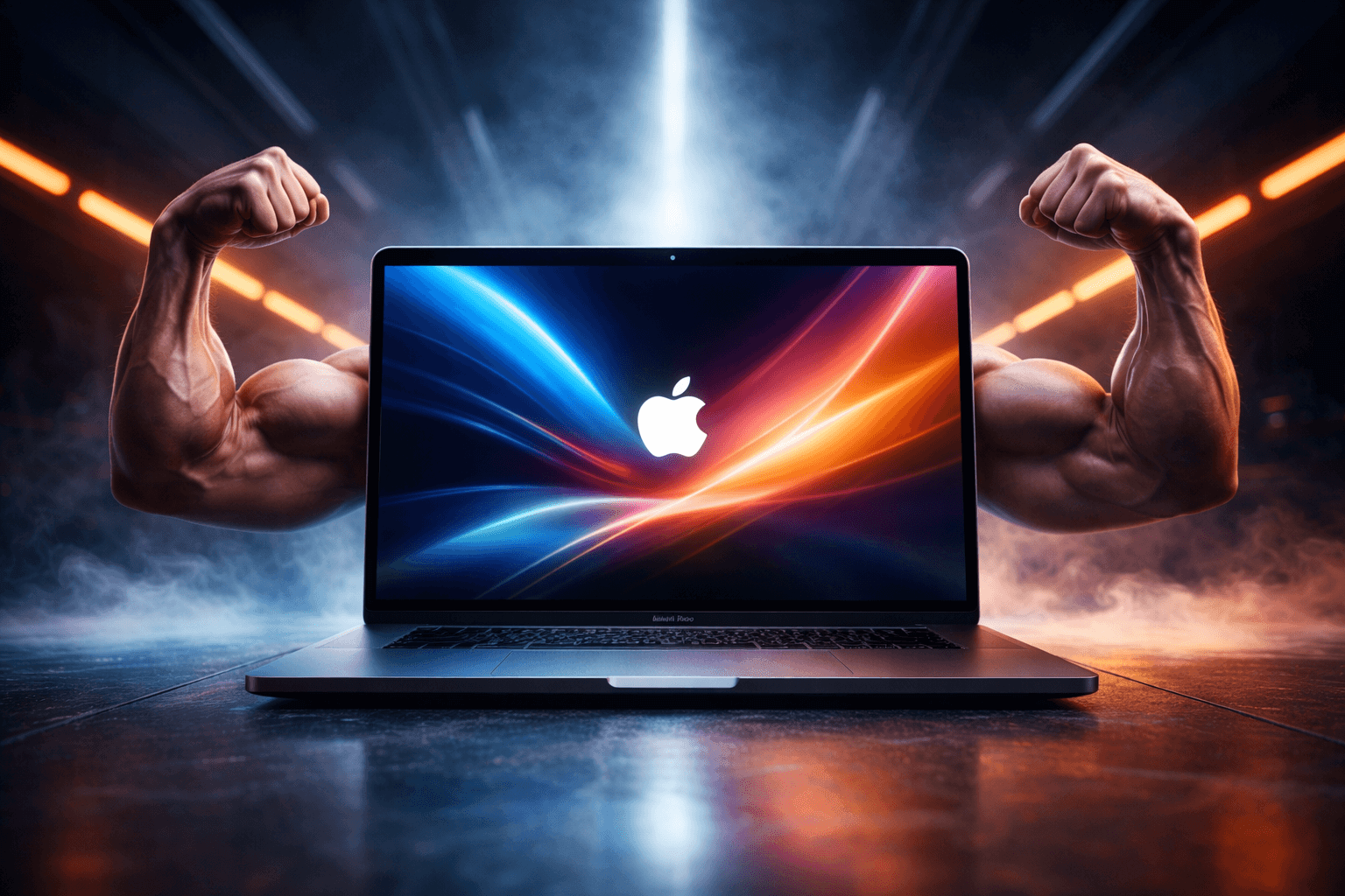 Choose the Right Work Setup Apple Expertise Honest Advice with a powerful laptop image.