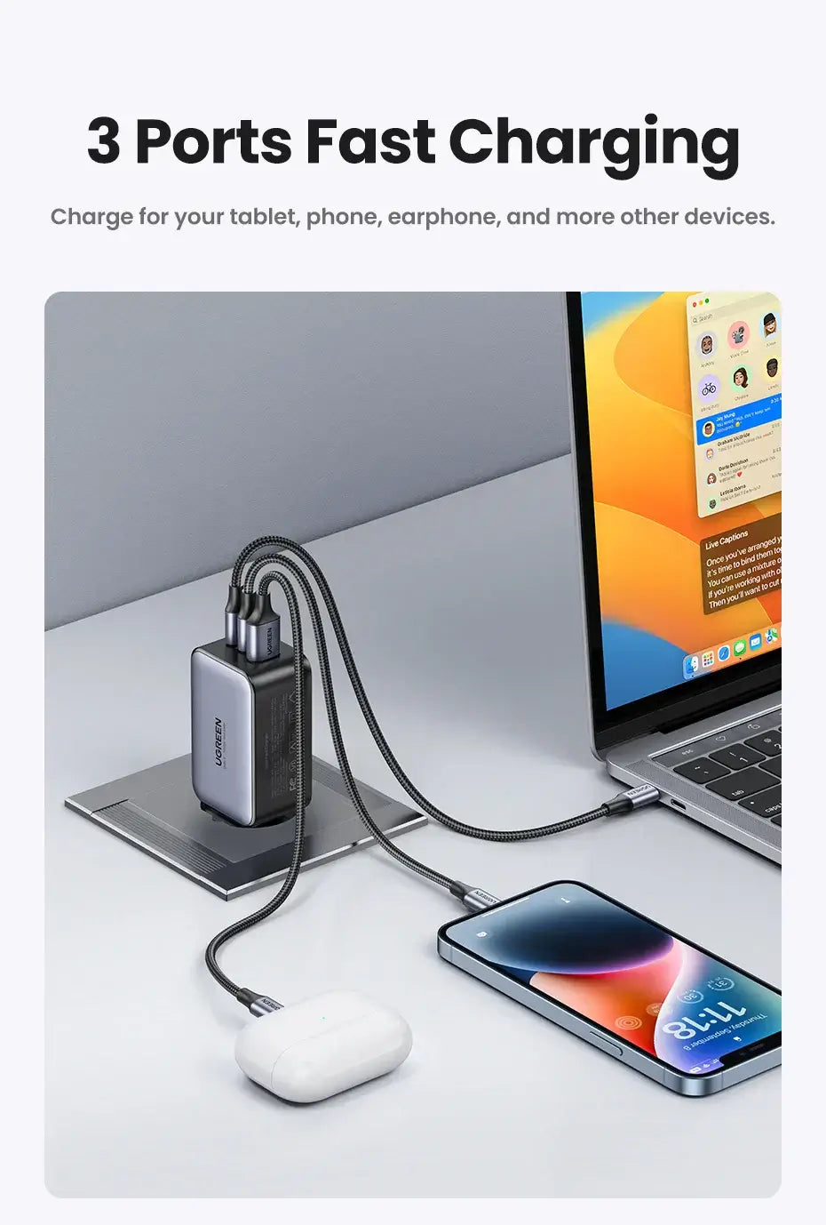 Top Mobile Accessories You Must Have in 2025 – 3 Ports Fast Charging for your devices