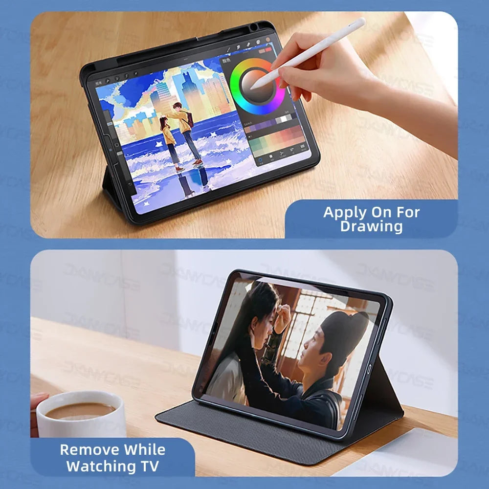 For  iPad Air 11 13 M2 Pro 11 13 M4 iPad 10.2 7/8/9th iPad 10th Gen Pro 12.9 4/5/6th Pro 11 iPad 9.7 mini 4/5/6/7 Screen Protect