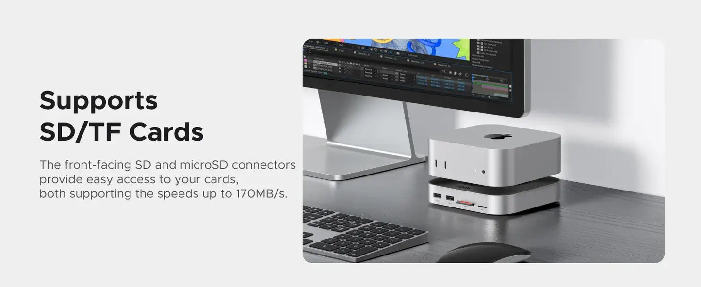     UGREEN Mac Mini M4 Docking Station for Apple setup