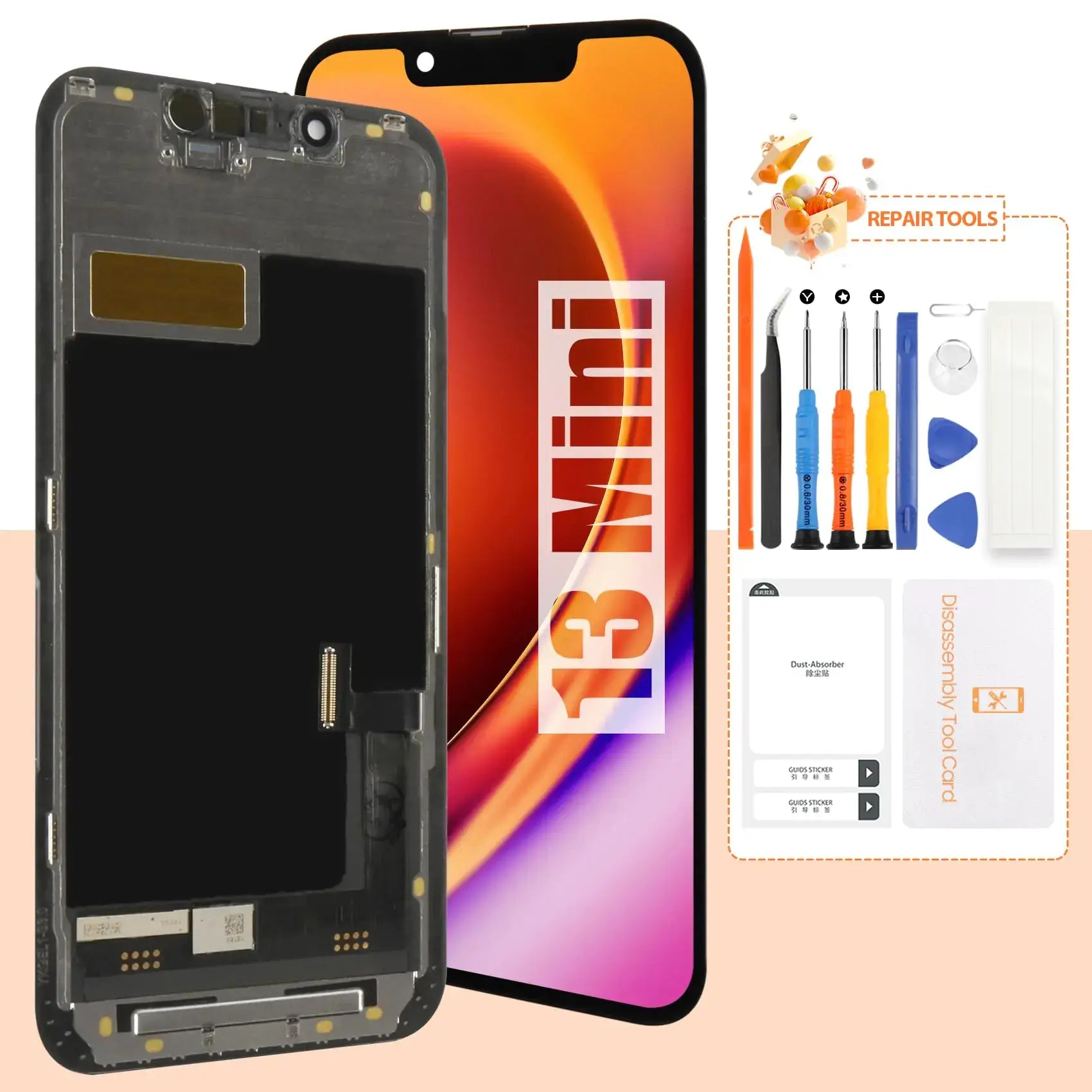 Not Original Screen for iPhone 13 Mini Replacement