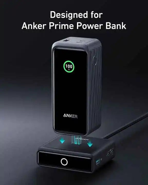 Anker 100W Charging Base Fast Charging with 4 Ports for Anker Prime Power Bank Compatible with MacBook iPhone 15 Series