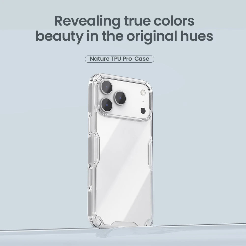 Nillkin For iPhone 17 Pro Max 17 Air 16 Pro Max iPhone16Pro 16 Plus Case Soft TPU Airbag Shockproof Back Cover