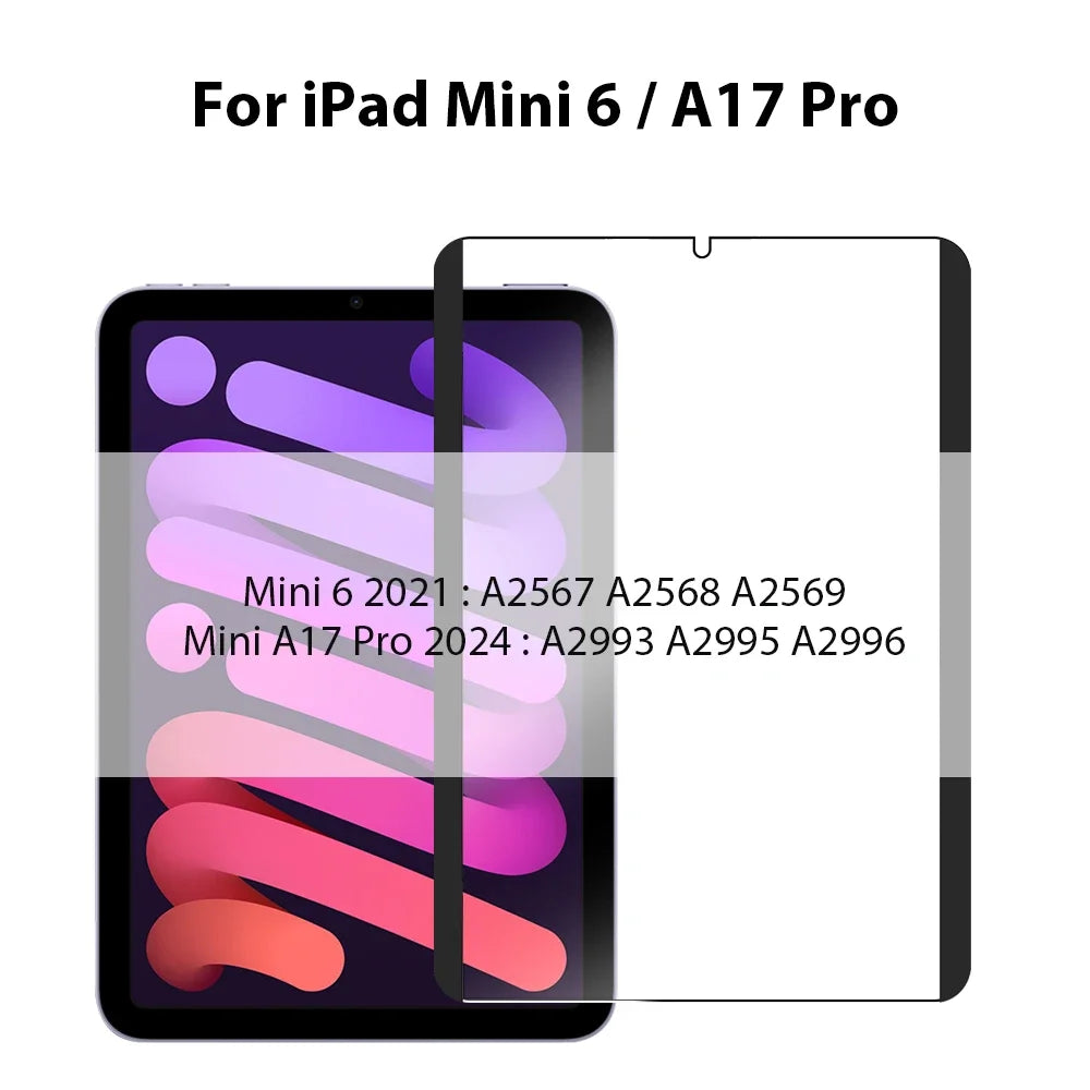 Magnetic Like Paper Film For Ipad Pro 13 M4 12.9 A16 10 9 10th 9th Generation Screen Protector Air 11 M3 M2 5 4 3 2 Mini 7 6 A17