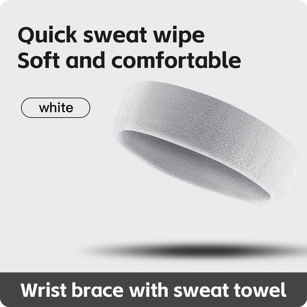 1 PC Towel cloth Headband Sweat Bandage Sport Head Hair Band Workout Tennis Fitness Jog Basketball Running Sweatband Women Men