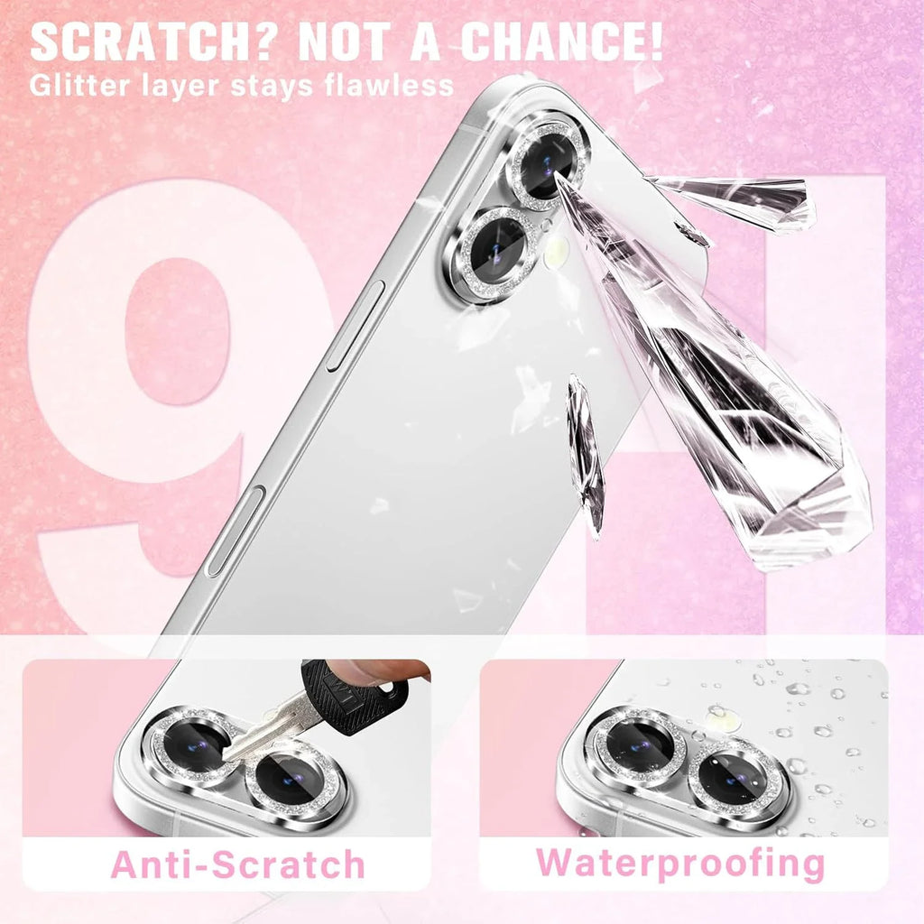 17Air Shining Camera Protectors Shatterproof Tempered Glass Lens Cover for IPhone 17/17 Pro/17 ProMax/17 Air HD Camera Films