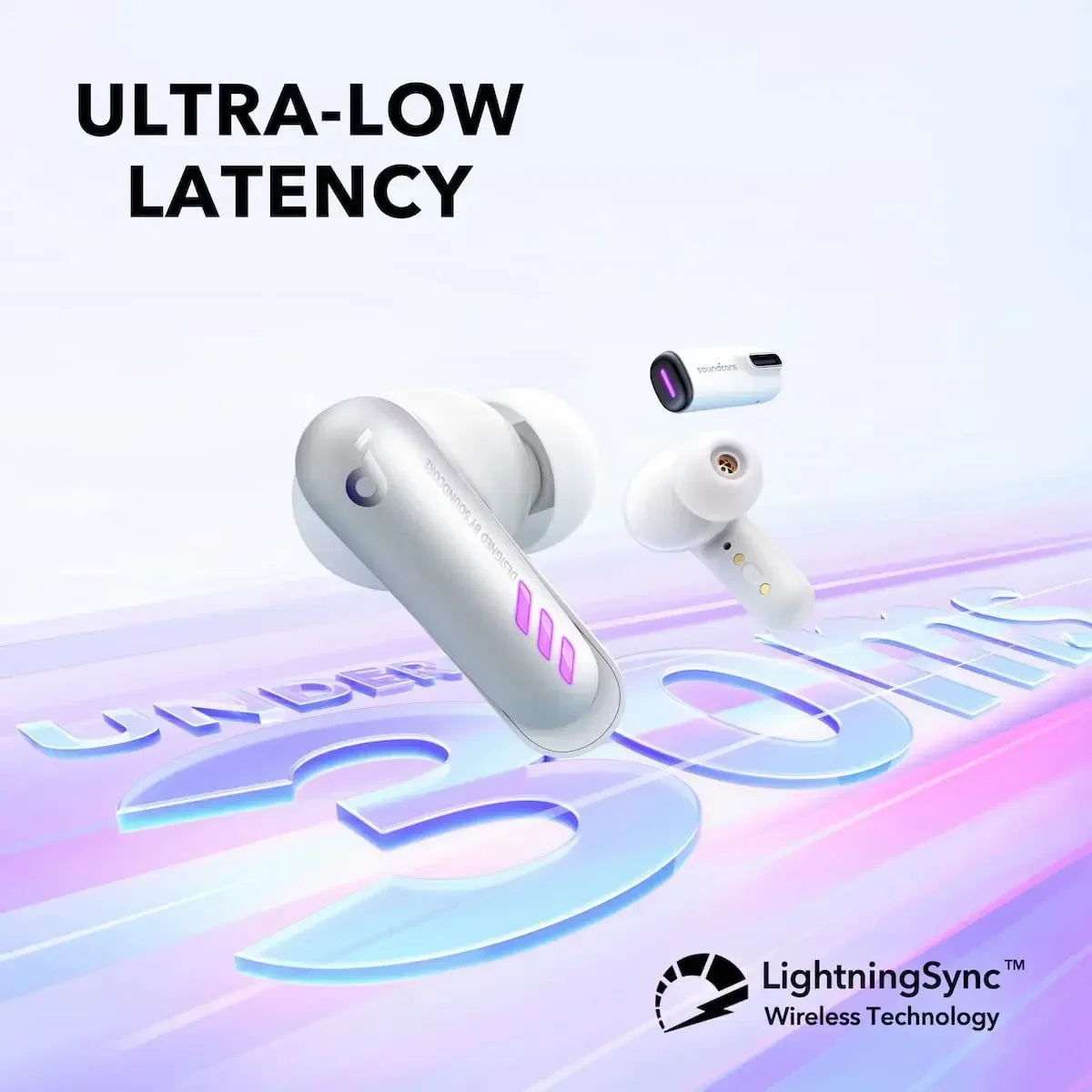 Soundcore VR P10 True Wireless Gaming Earbuds Anker Bluetooth Dual Connection Low Latency White Earphone