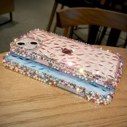 Coque transparente antichoc en TPU souple à paillettes de luxe pour iPhone 13 12 11 14 15 16 Pro Max X Xr Xs 8 7 16 Plus