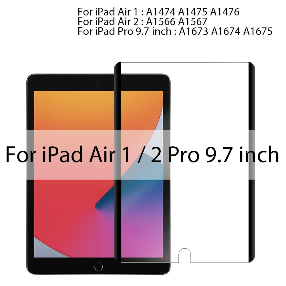 Magnetic Like Paper Film For Ipad Pro 13 M4 12.9 A16 10 9 10th 9th Generation Screen Protector Air 11 M3 M2 5 4 3 2 Mini 7 6 A17