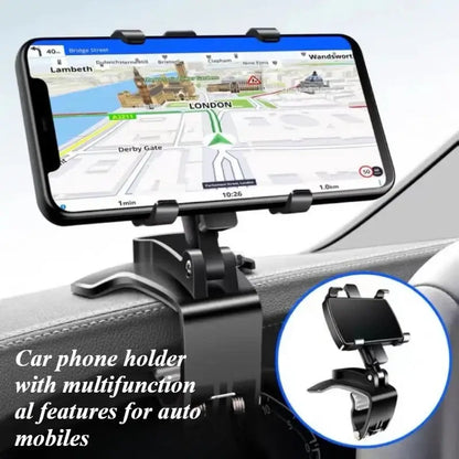 Support de téléphone universel pour voiture, fixation tableau de bord, clip de voiture, support GPS, support de téléphone portable pour iPhone Samsung Xiaomi