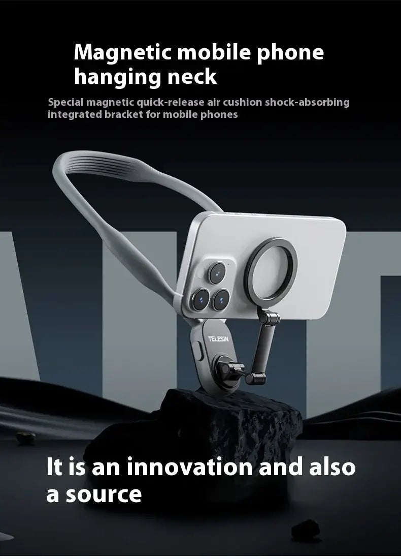 Magnetic Phone Stand for Gamers - Hands-Free Shooting Fun