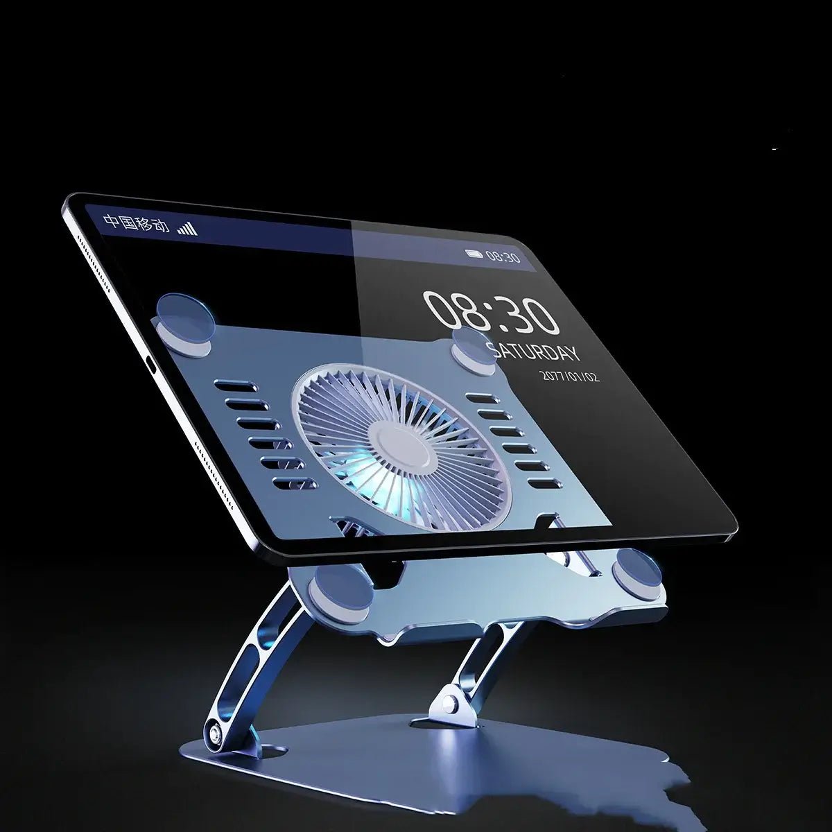 adjustable laptop stand with fan - Cool & Ergonomic Design