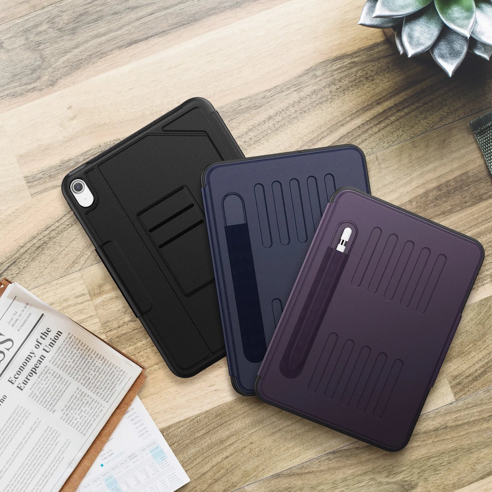 Rugged Smart Case For iPad 10.9 2022 10th 10.2 7th 8th 9th Pro 9.7 2017 2018 Air 2 Multi-angle Magnetic Stand Cover Shockproof