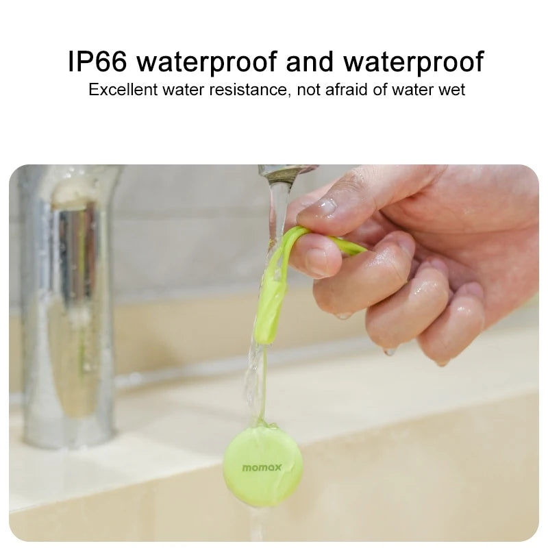 MOMAX BR7 Waterproof Wireless Location Anti-lost Device Apple Find APP Keyfinder Wallet Pet Kids GPS Locator For iPhone iPad Mac