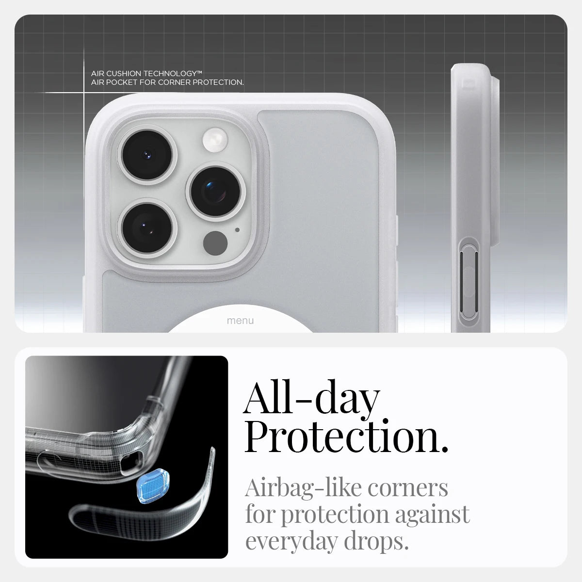 Spigen Ultra Hybrid MagFit Classic Case for iPhone 16 Pro Max / 16 Pro Magsafe Compatible Cover