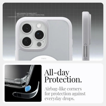 Spigen Ultra Hybrid MagFit Classic iPhone 16 Pro Case clear back Techs Park