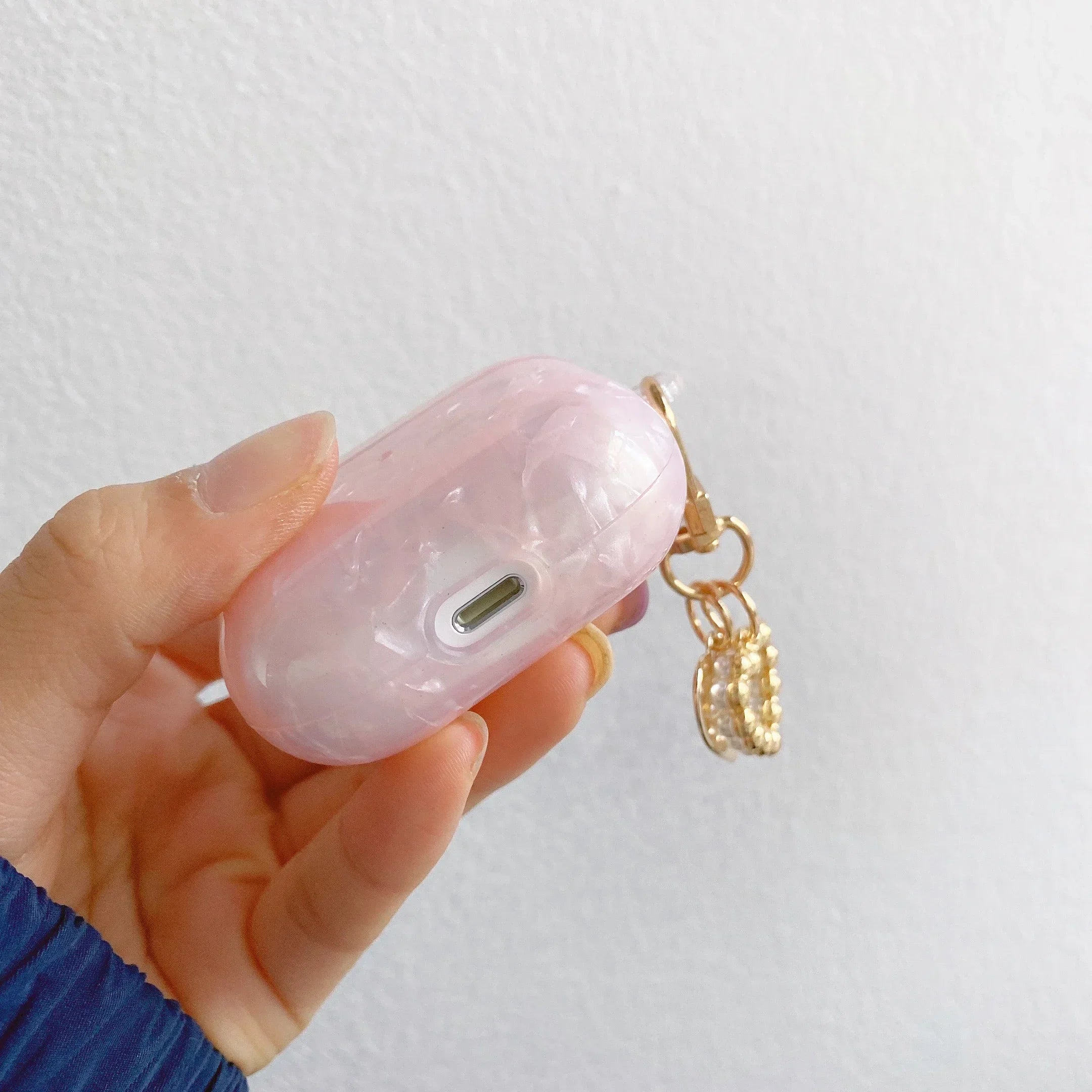 Pearl Earbuds Cases For 2024 Airpods 4 3 Leopard Pendant Headphone Protective Cover For Apple Airpod Pro 2 1 3rd Generation Case