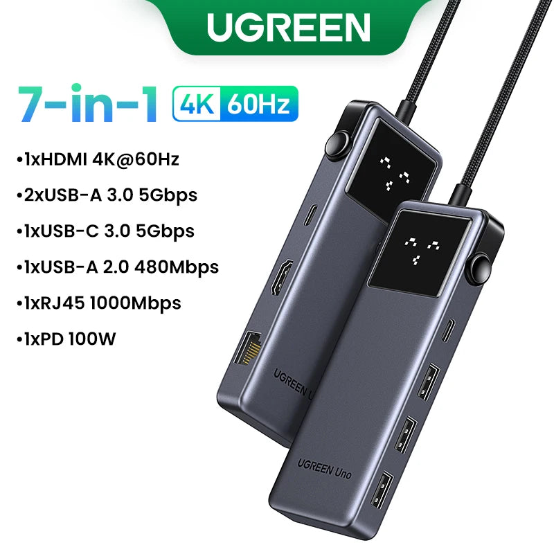UGREEN Uno USB-C Hub 6-in-1