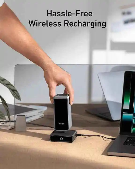 Anker 100W Charging Base Fast Charging with 4 Ports for Anker Prime Power Bank Compatible with MacBook iPhone 15 Series