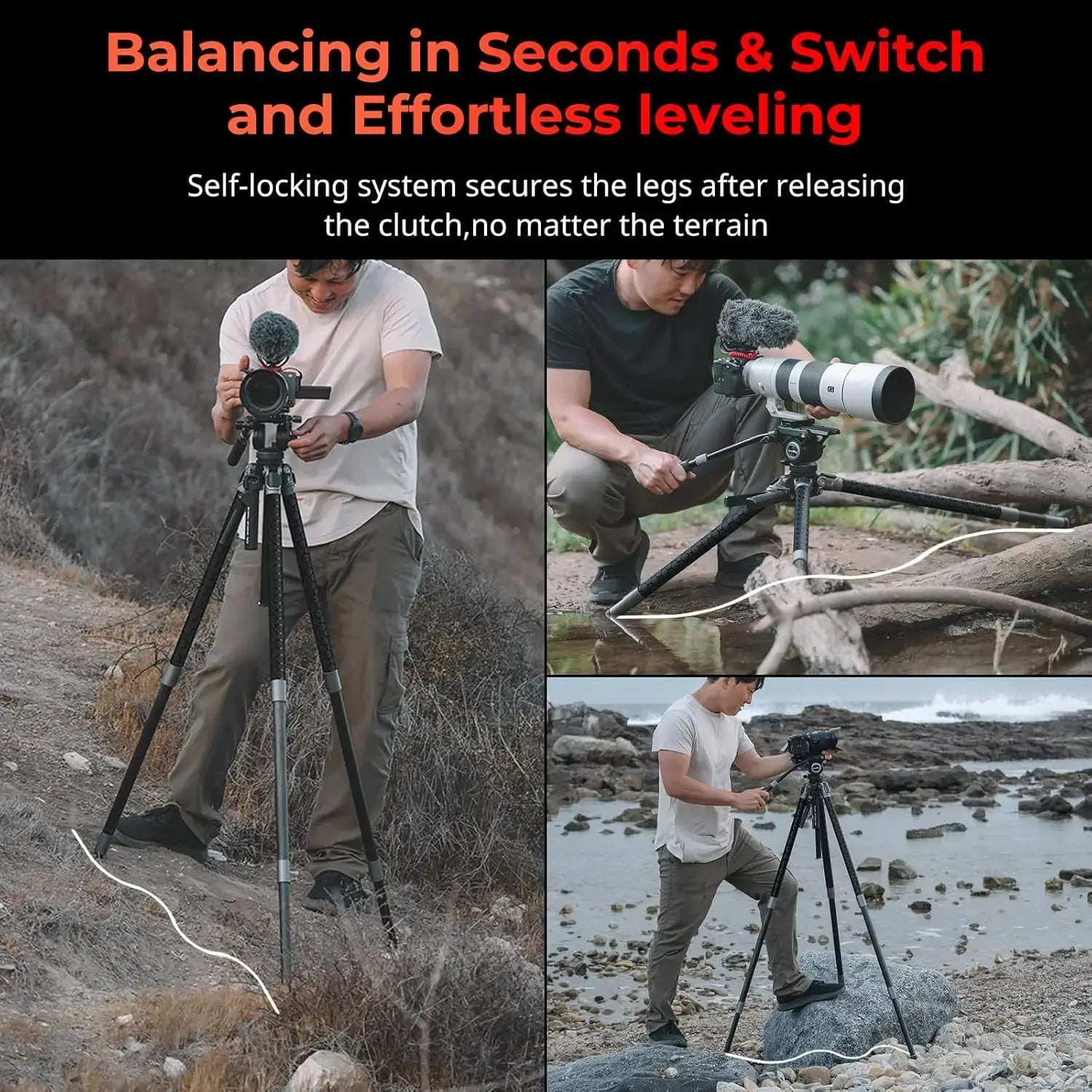 SmallRig x Potato Jet TRIBEX SE Tripod – Professional Hydraulic Trend Techs Park