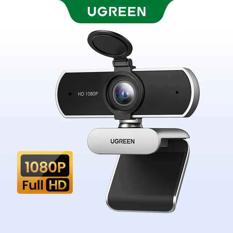UGREEN 4K FHD Webcam 8MP for PC, PDAF Auto Focus, Dual AI Noise-Cancelling Mics, Web cam Camera Works for Zoom/Teams/Google Meet