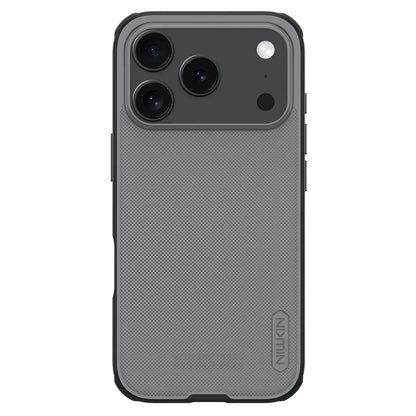 Nillkin Super Frosted Shield Pro Case Transparent Black for iPhone 17, 17 Pro, and 17 Pro Max – Shockproof Frosted Protective Cover