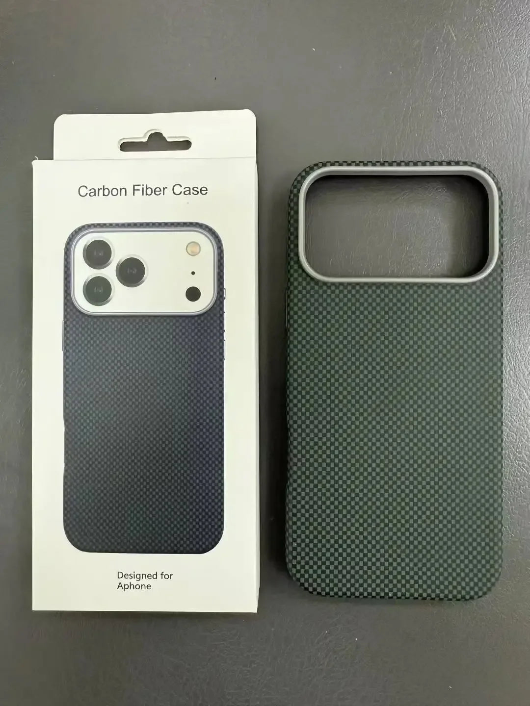 Original Kevlar Carbon Fiber Texture Magnetic Case For IPhone 17 Pro Max 17 Air Smooth-Touch Metal Camera Frame Shockproof Cover