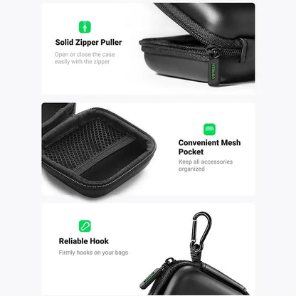 UGREEN hard earphone case for AirPods & Sennheiser