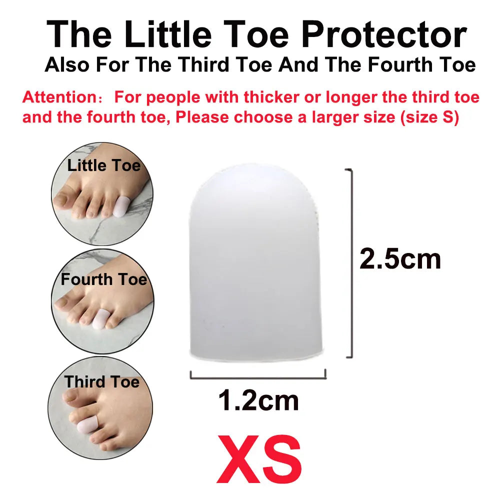 1pcs Breathable Toe Protectors For Ingrown Nails, Hammer Toes, Greek Toe, Blisters Toe Separator Relieving Toe Rubbing