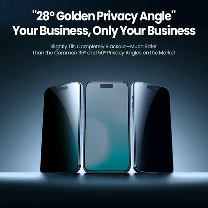 iPhone 17 Pro Max Privacy Tempered Glass 9H Hardness
