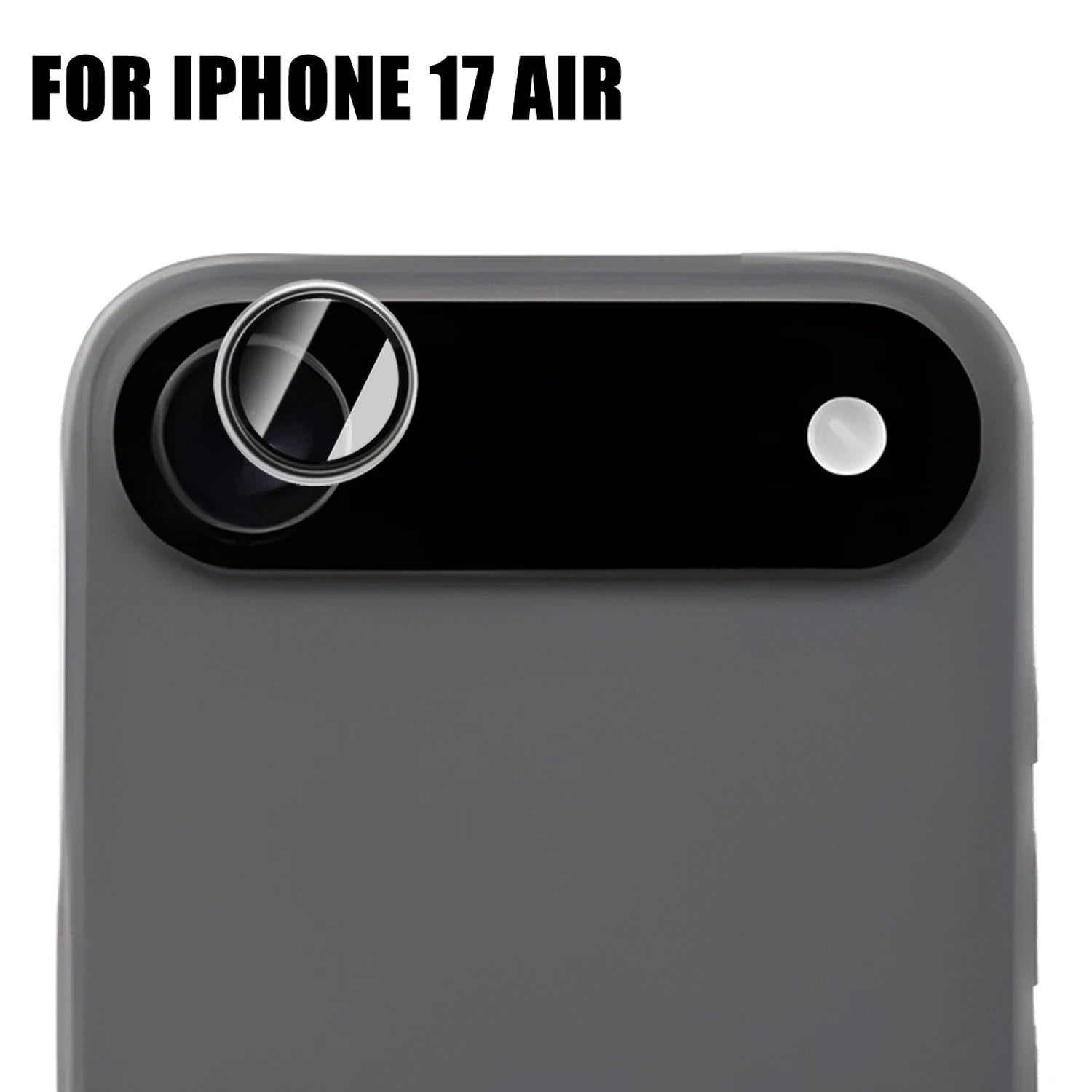 1-3set 9H Metal Lens Tempered Glass Film For iPhone 17 17Air 17Pro MAX Back Camera Lens Screen Protectors Metal Ring Caps