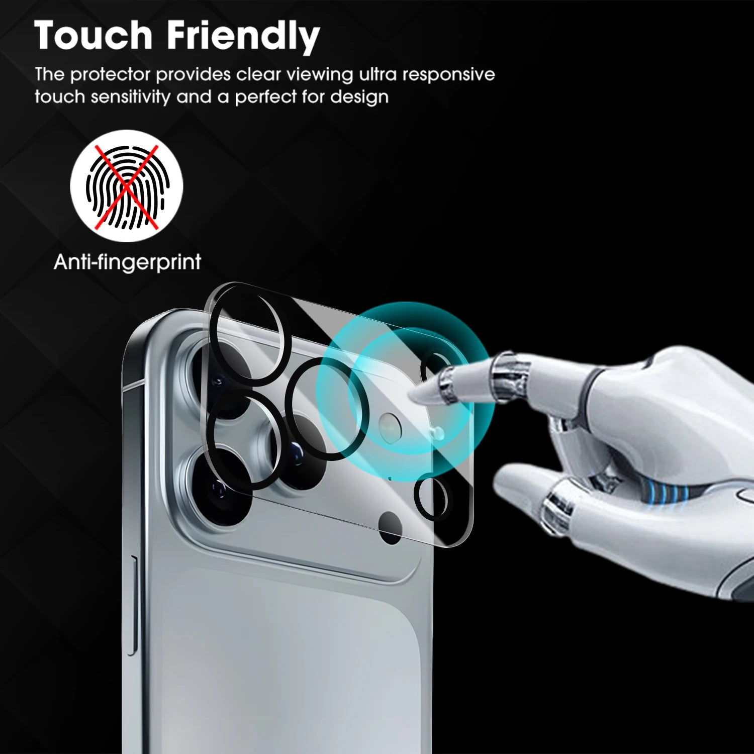 1-4PCS Tempered Glass Camera Lens Film for IPhone 17 Air 17Pro 17 ProMax HD Hardness Shatterproof Camera Protectors for IPhone17