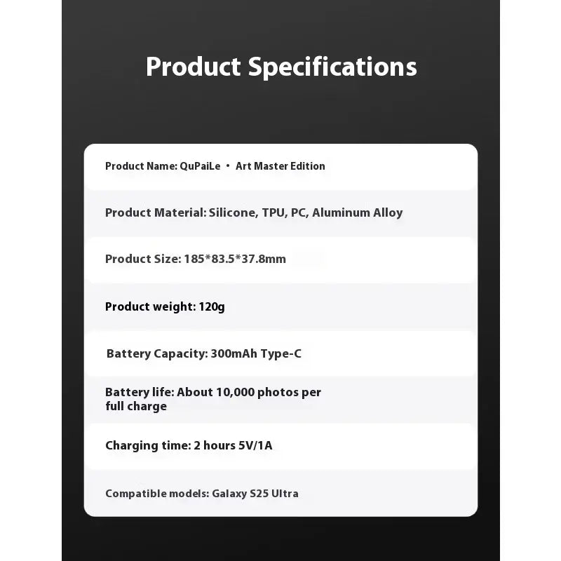 Telesin Suitable for Samsung GalaxyS25 Ultra Camera Handle Camera Auxiliary Zoom Bluetooth Camera Assistant Protective Case