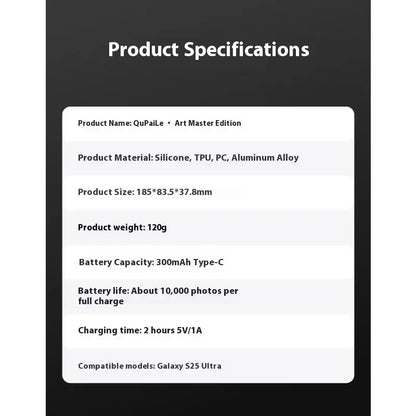 Telesin Suitable for Samsung GalaxyS25 Ultra Camera Handle Camera Auxiliary Zoom Bluetooth Camera Assistant Protective Case