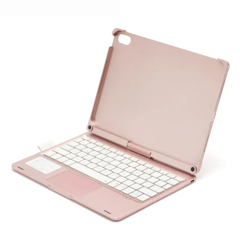 Bluetooth Magic Keyboard Case For iPad Air 11 13 Air 4 5 6 7 Pro 11 12.9 Pro 13 M4 M2 10.2 7th 8th 9th 360° Rotatable Keyboard