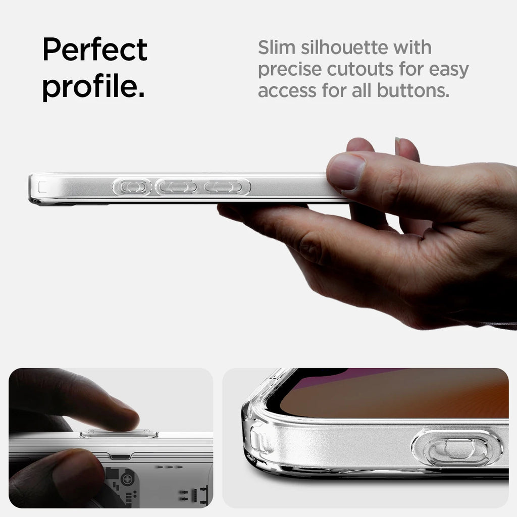 Spigen Ultra Hybrid MagFit Neo One MagSafe Case for iPhone 16e (2025) – Transparent Tech Design, Magnetic Protection