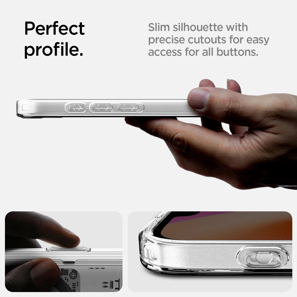 Spigen Ultra Hybrid MagFit Neo One MagSafe Case for iPhone 16e (2025) – Transparent Tech Design, Magnetic Protection