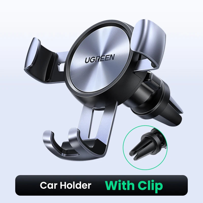 【New-in Sale】UGREEN Car Phone Holder Gravity Phone Stand For Xiaomi Samsung iPhone 16 15 14 Pro Max Air Vent Car  Holder Stand