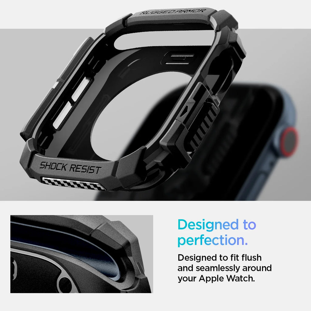 Spigen Rugged Armor Case for Apple Watch 11/10 Series (46mm/42mm)